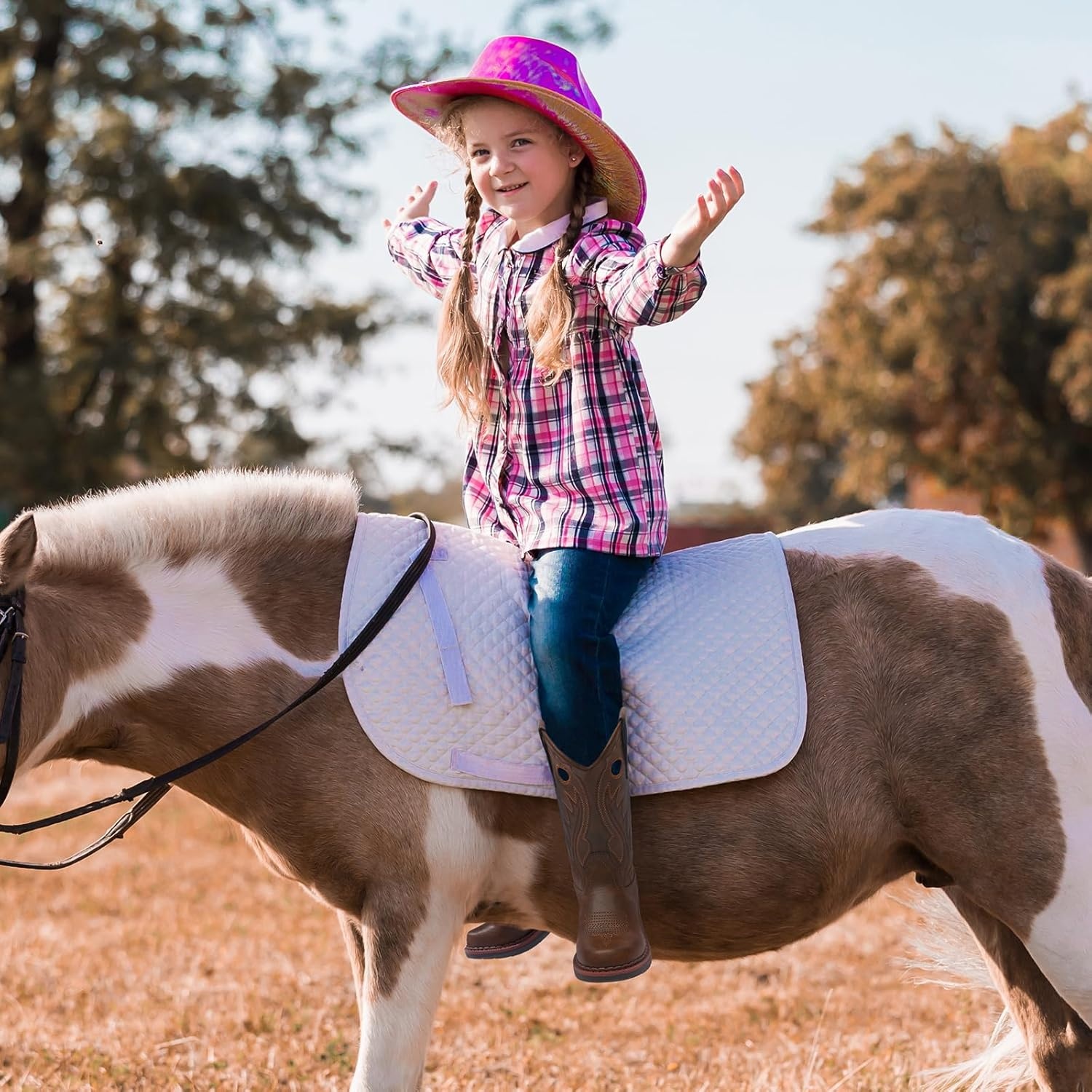 image:imageRollda Boys Cowboy Boots Kids Western Boots Square Toe Girls Cowgirl Boots for ToddlerLittle KidBig KidDarkbrown